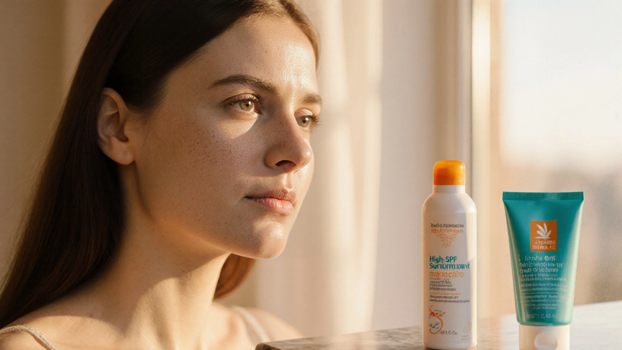 Кожа после лечения: ровный тон, отсутствие пятен, светлая ухоженная кожа.