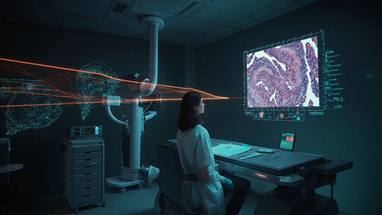 ИИ-лазер в реальном времени анализирует ткани во время эндоскопии, определяя тип клеток.