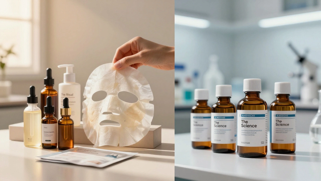 Сравнение многоступенчатого корейского ухода и активных американских средств